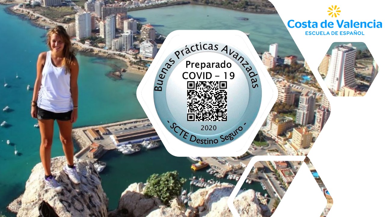 Congratulations to our Costa de Valencia Spanish school for having achieved the Certificate SICTED de Buenas Prácticas Avanzadas anti-COVID